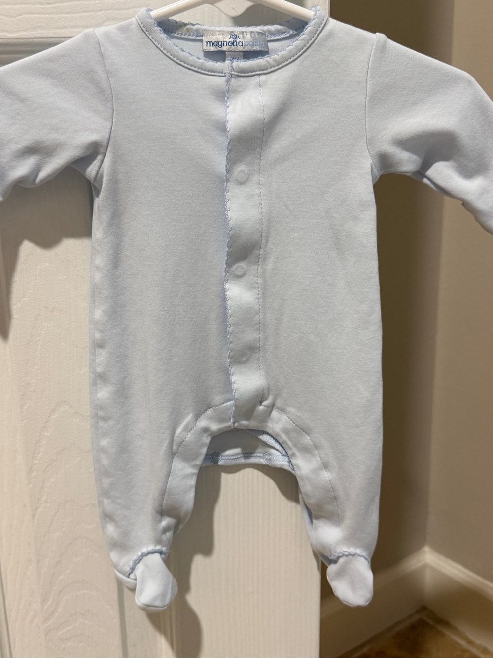 Magnolia Pale Blue Footed One-Piece